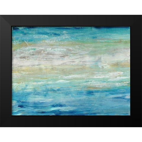 Wave Length II Black Modern Wood Framed Art Print by OToole, Tim