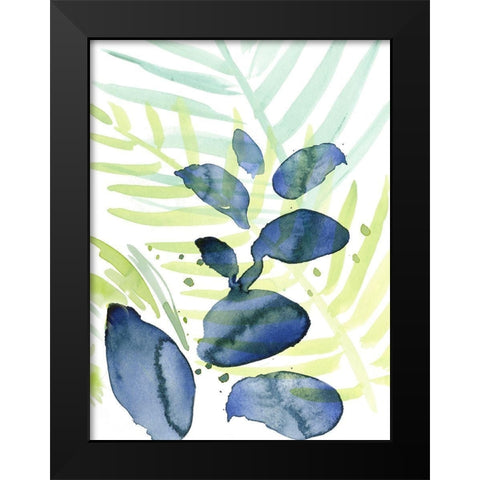 Queen Palms II Black Modern Wood Framed Art Print by Parker, Jennifer Paxton