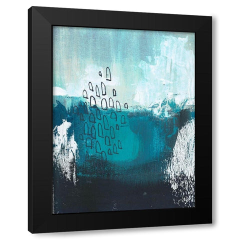 Seaspray I Black Modern Wood Framed Art Print by Parker, Jennifer Paxton