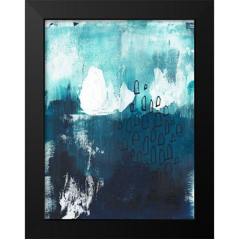 Seaspray II Black Modern Wood Framed Art Print by Parker, Jennifer Paxton