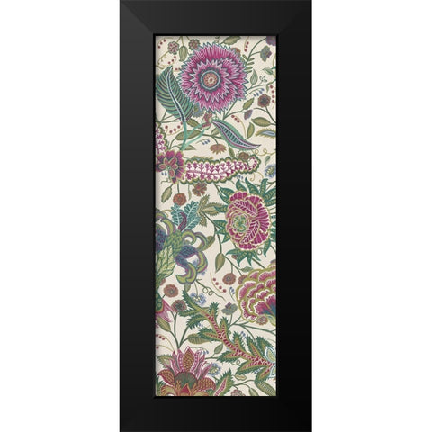 Tropical Chintz I Black Modern Wood Framed Art Print by Wang, Melissa