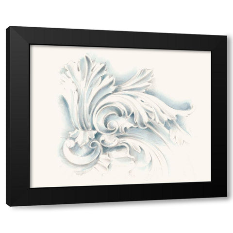 Acanthuys Ornament II Black Modern Wood Framed Art Print by Harper, Ethan