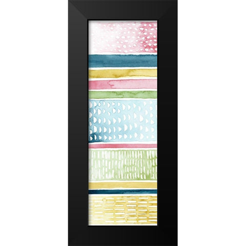 Pastel Strata I Black Modern Wood Framed Art Print by Popp, Grace