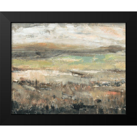 Grassland Showers I Black Modern Wood Framed Art Print by OToole, Tim