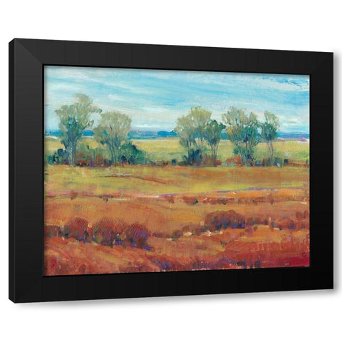 Red Clay I Black Modern Wood Framed Art Print by OToole, Tim