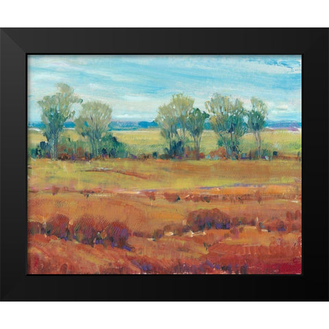 Red Clay I Black Modern Wood Framed Art Print by OToole, Tim