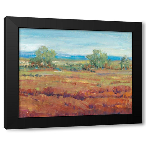Red Clay II Black Modern Wood Framed Art Print by OToole, Tim