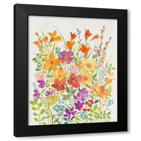 Hot Summer Mix I Black Modern Wood Framed Art Print by OToole, Tim