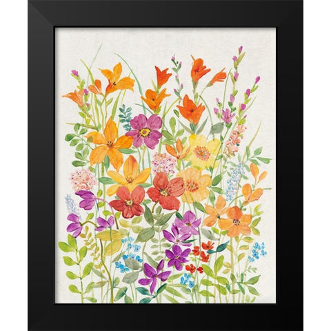 Hot Summer Mix I Black Modern Wood Framed Art Print by OToole, Tim