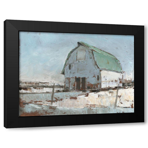 Plein Air Barn I Black Modern Wood Framed Art Print by Harper, Ethan