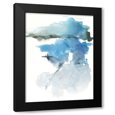 Glacier Melt II Black Modern Wood Framed Art Print by Parker, Jennifer Paxton