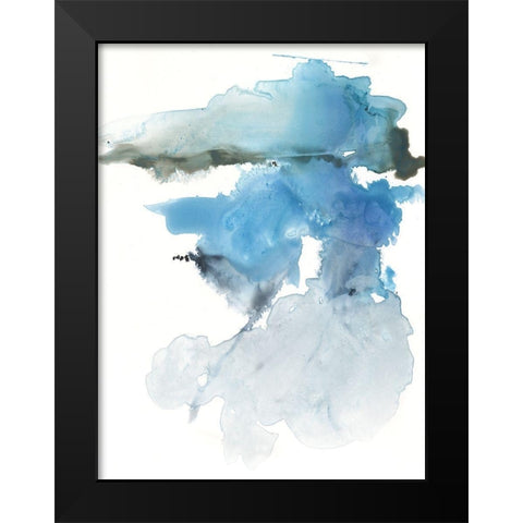 Glacier Melt II Black Modern Wood Framed Art Print by Parker, Jennifer Paxton