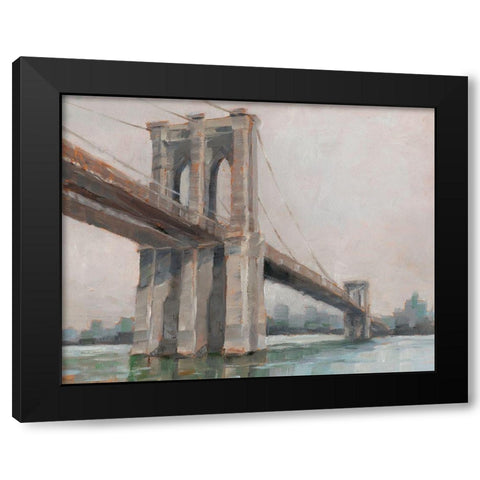 Spanning the East River I Black Modern Wood Framed Art Print by Harper, Ethan