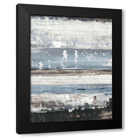 Icy Horizon I Black Modern Wood Framed Art Print by Harper, Ethan