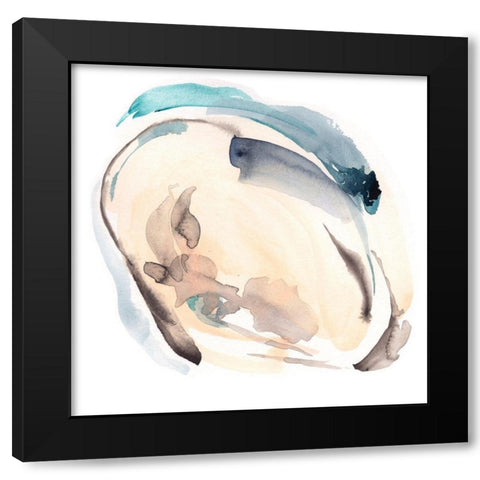 Sandy Sea I Black Modern Wood Framed Art Print by Parker, Jennifer Paxton