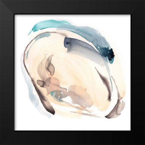 Sandy Sea I Black Modern Wood Framed Art Print by Parker, Jennifer Paxton