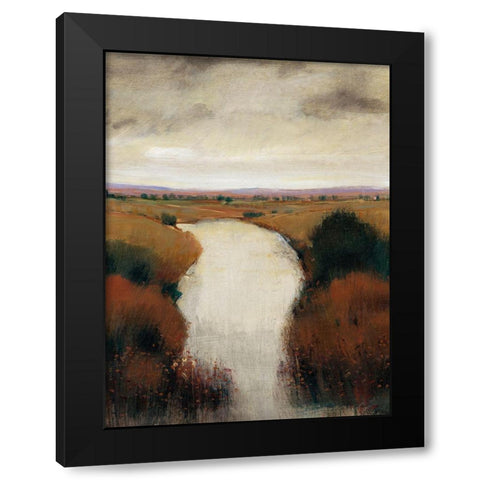 Misty River I Black Modern Wood Framed Art Print by OToole, Tim