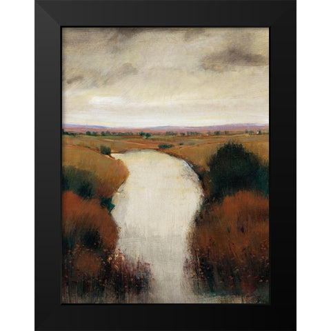 Misty River I Black Modern Wood Framed Art Print by OToole, Tim