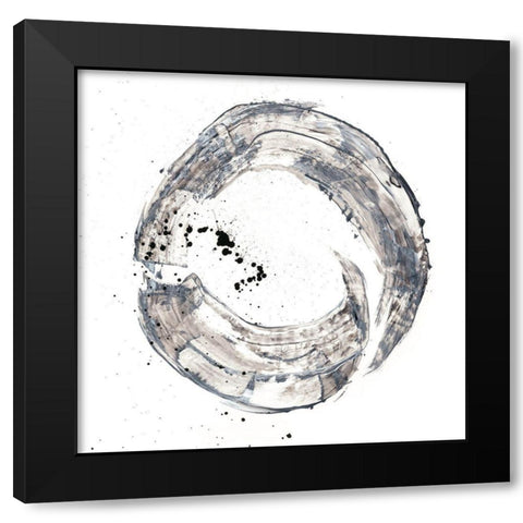 Cosmic Rings III Black Modern Wood Framed Art Print by Harper, Ethan