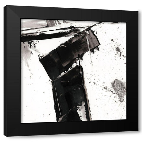 Jagged Edge IV Black Modern Wood Framed Art Print by Harper, Ethan