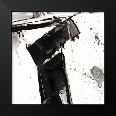 Jagged Edge IV Black Modern Wood Framed Art Print by Harper, Ethan