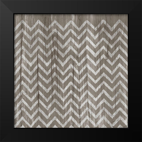 Weathered Wood Patterns IV Black Modern Wood Framed Art Print by Vess, June Erica