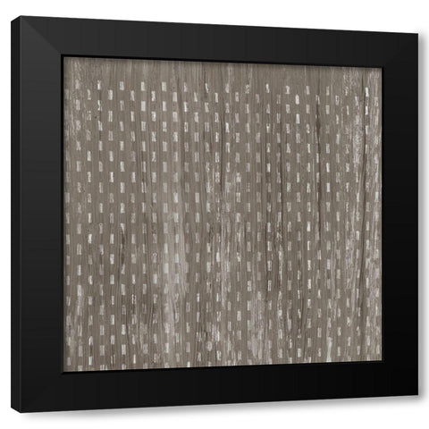 Weathered Wood Patterns VIII Black Modern Wood Framed Art Print with Double Matting by Vess, June Erica