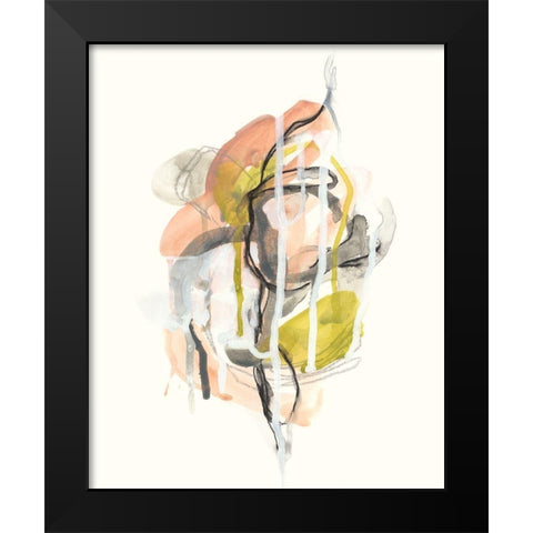 Chimera II Black Modern Wood Framed Art Print by Vess, June Erica