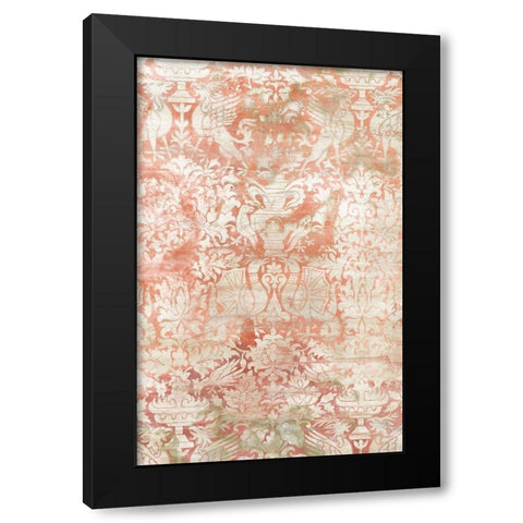 Garnet Weft IV Black Modern Wood Framed Art Print by Vess, June Erica
