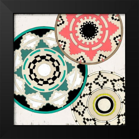 Modern Baskets III Black Modern Wood Framed Art Print by Vess, June Erica