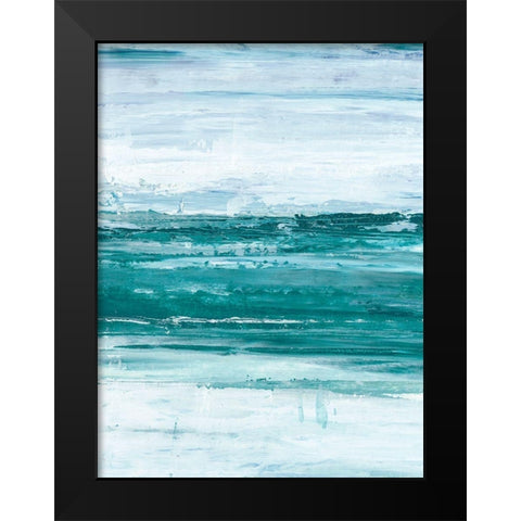 Choppy Waters II Black Modern Wood Framed Art Print by Harper, Ethan