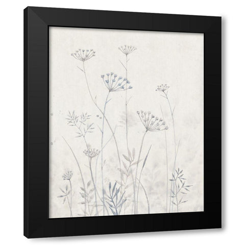 Neutral Queen Annes Lace I Black Modern Wood Framed Art Print by OToole, Tim