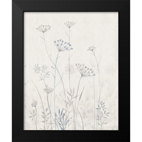 Neutral Queen Annes Lace I Black Modern Wood Framed Art Print by OToole, Tim