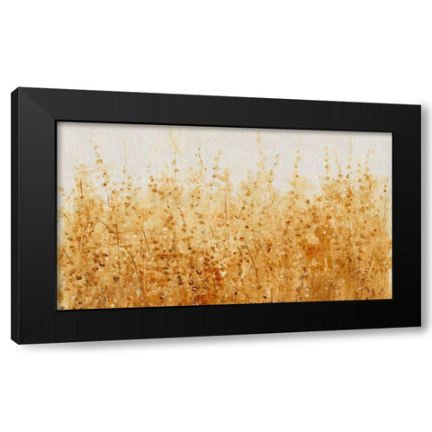Ochre Fields I Black Modern Wood Framed Art Print by OToole, Tim
