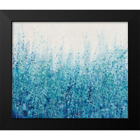 Misty Blues I Black Modern Wood Framed Art Print by OToole, Tim
