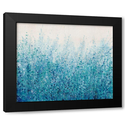 Misty Blues II Black Modern Wood Framed Art Print by OToole, Tim