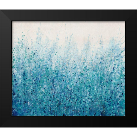 Misty Blues II Black Modern Wood Framed Art Print by OToole, Tim