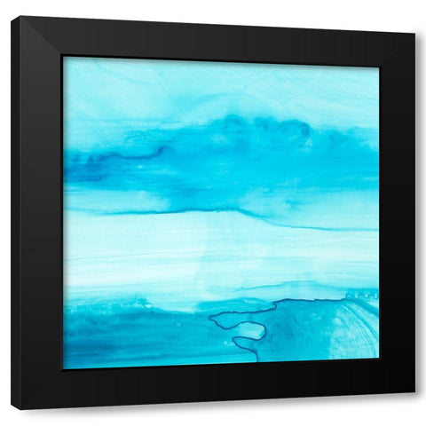 Making Waves II Black Modern Wood Framed Art Print by Harper, Ethan