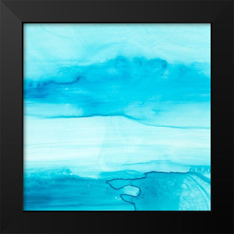 Making Waves II Black Modern Wood Framed Art Print by Harper, Ethan