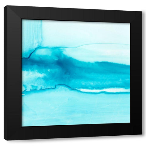 Making Waves III Black Modern Wood Framed Art Print by Harper, Ethan