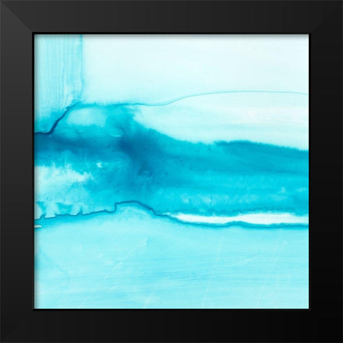 Making Waves III Black Modern Wood Framed Art Print by Harper, Ethan