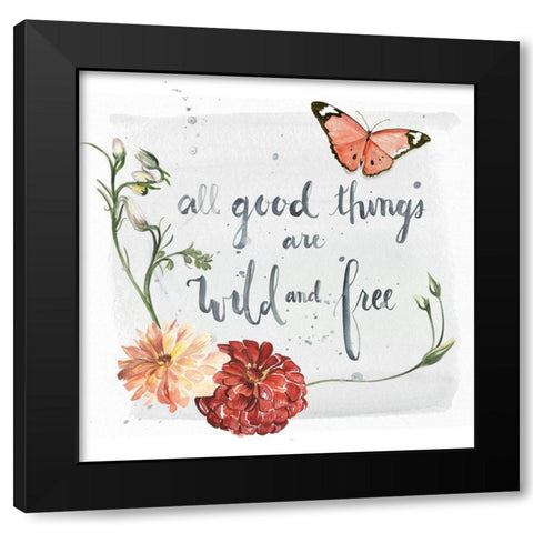 Summer Free I Black Modern Wood Framed Art Print by Parker, Jennifer Paxton