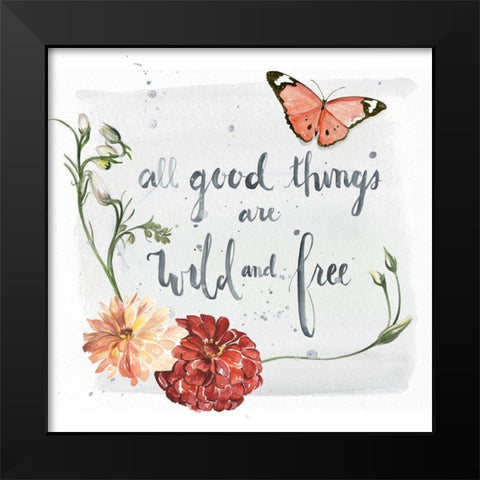 Summer Free I Black Modern Wood Framed Art Print by Parker, Jennifer Paxton