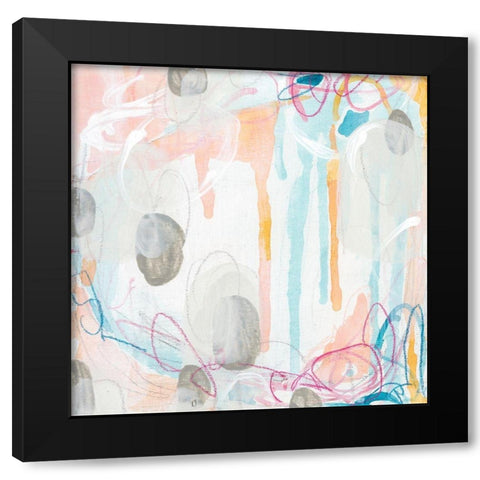 Interior Orbit IV Black Modern Wood Framed Art Print by Vess, June Erica