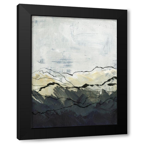 Winter Mountains I Black Modern Wood Framed Art Print by Parker, Jennifer Paxton