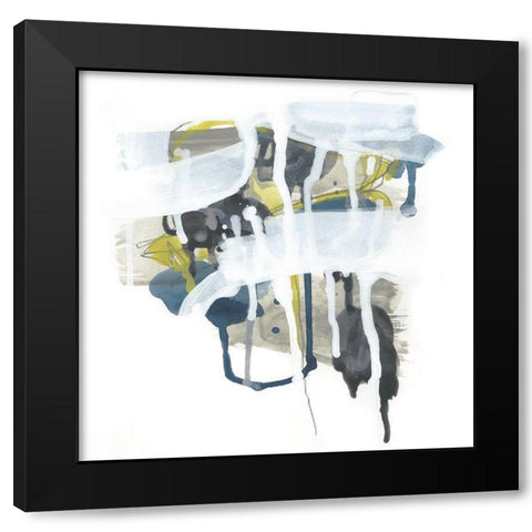 Insignia II Black Modern Wood Framed Art Print with Double Matting by Vess, June Erica