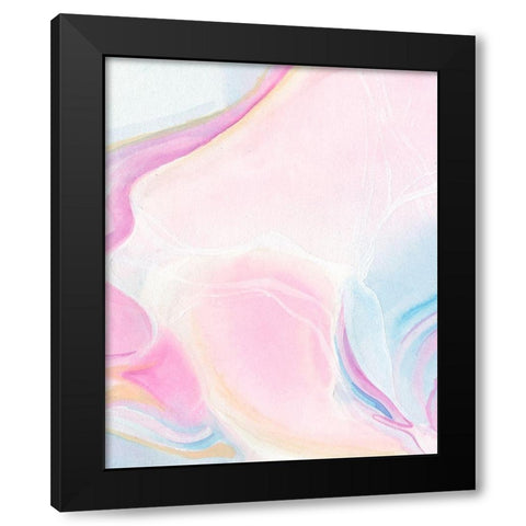 Marbled Prism I Black Modern Wood Framed Art Print by Parker, Jennifer Paxton