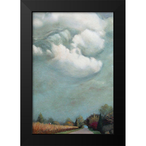 Beach Lane Wainscott Beach Black Modern Wood Framed Art Print by Romm, Steven