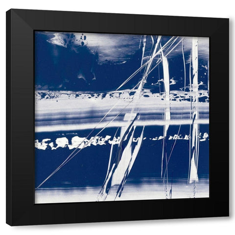 Alternating Current I Black Modern Wood Framed Art Print by Harper, Ethan