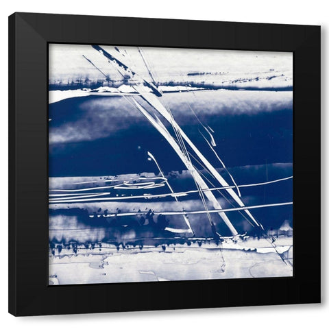 Alternating Current II Black Modern Wood Framed Art Print by Harper, Ethan